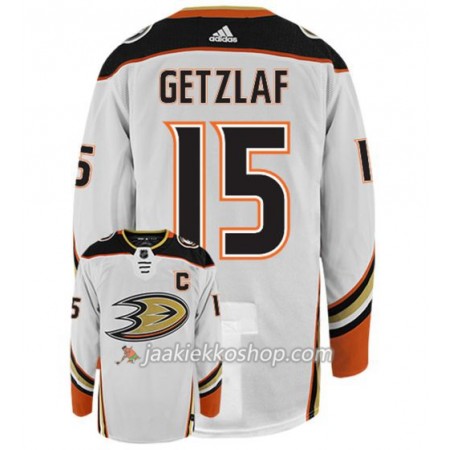 Miehille NHL Anaheim Ducks Pelipaita COREY PERRY 15 Adidas Valkoinen Authentic
